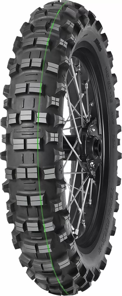 Mitas REAR Terra Force EF Super Light Single Green 140/80-18 FIM tyre Mitas REAR Terra Force Single Green 140/80-18 EF Super Light FIM Tyre