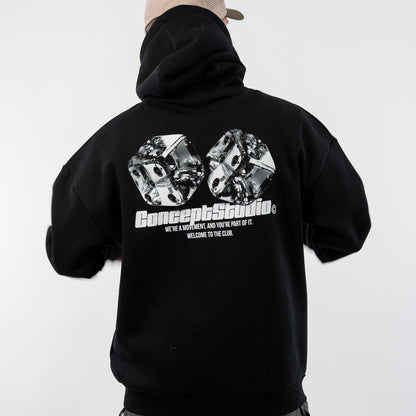 Gamble Black Hoodie