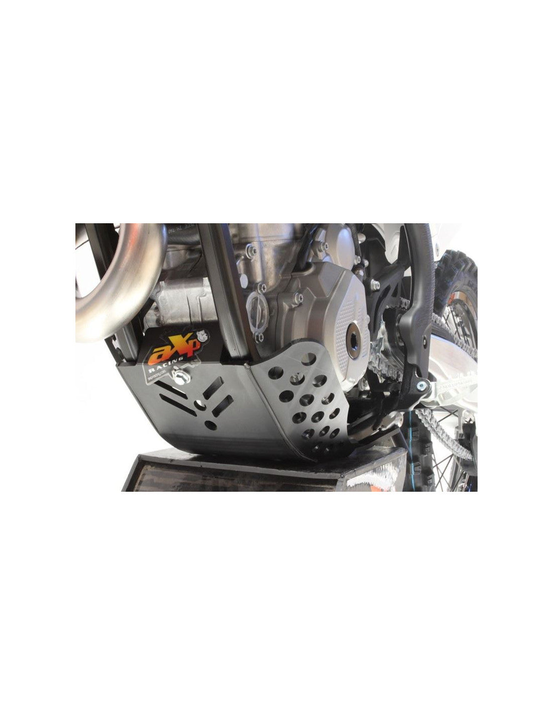 Côté gauche du sabot en plastique PEHD 6mm pour GasGas MC250F - EX250F - EX350F