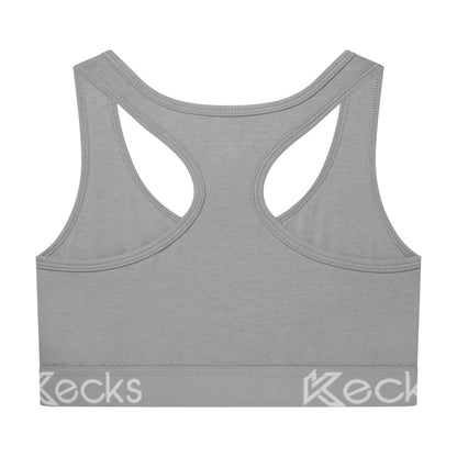 Grey Modal Sports Bralette