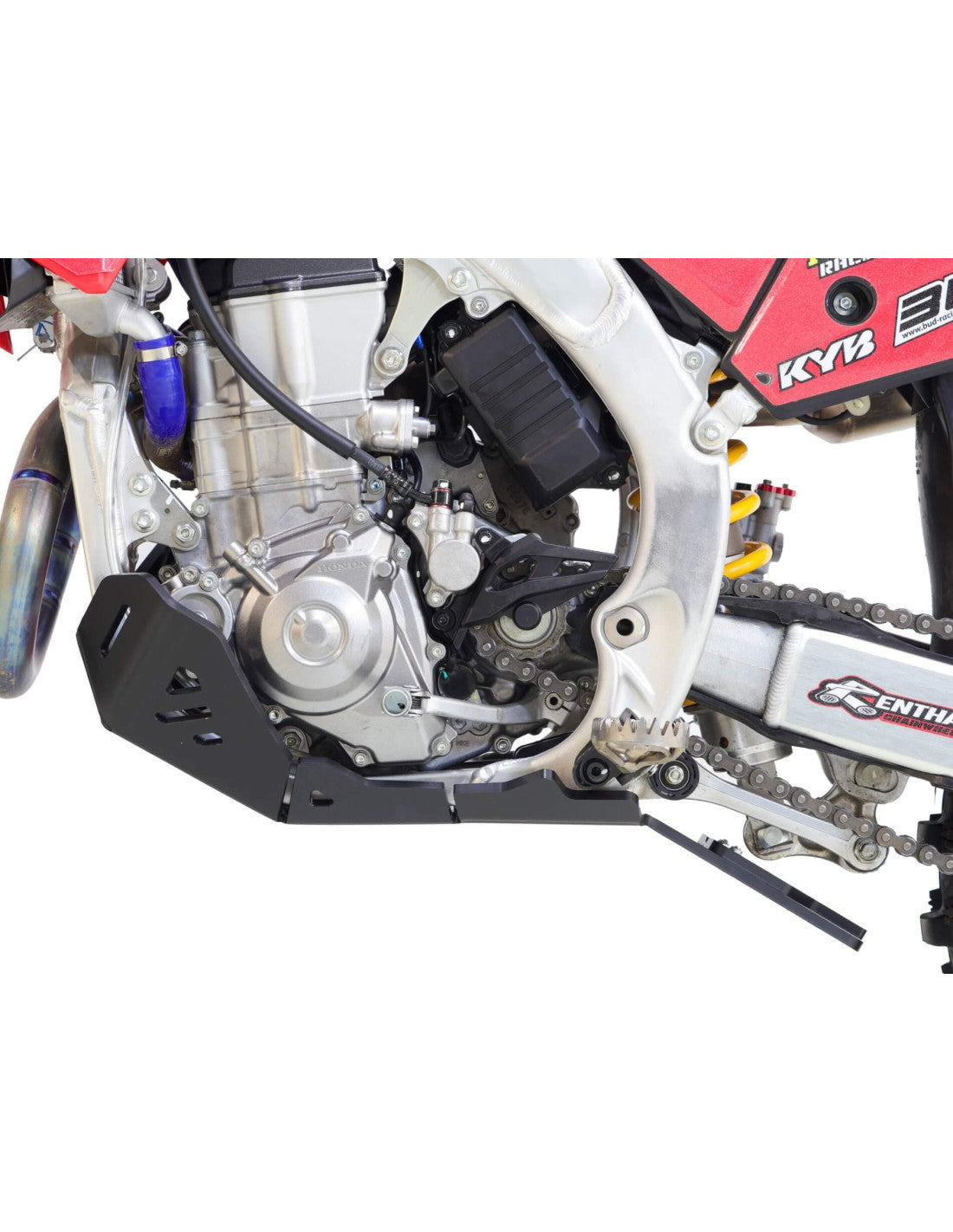 Hard enduro skid plate Honda CRF450R / CRF450RX with linkage guard ( 2025 - 2026 ) - Black