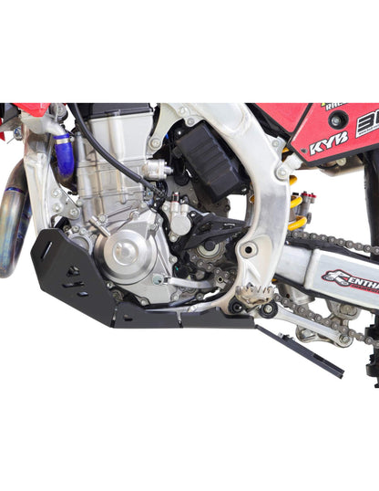 Hard enduro skid plate Honda CRF450R / CRF450RX with linkage guard ( 2025 - 2026 ) - Black