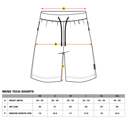 Paisley Mens Tech Short