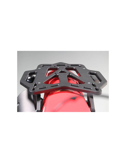 Front view of the HDPE plastic rear rack for Honda CRF300L