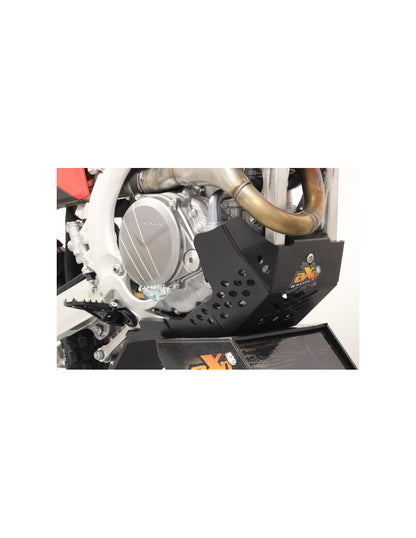 Côté droit du sabot noir en plastique PEHD avec protection de biellette pour Honda CRF450R
