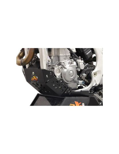 Côté gauche du sabot noir en plastique PEHD avec protection de biellette pour Honda CRF450R