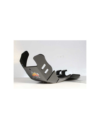 Black HDPE plastic skid plate for KTM - Husqvarna 125 / 150 2T