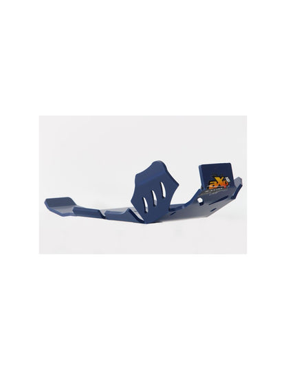 Sabot bleu en plastique PEHD avec protection de biellette pour Husqvarna TE250 - TE300
