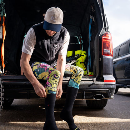 Invaders Moto Sock