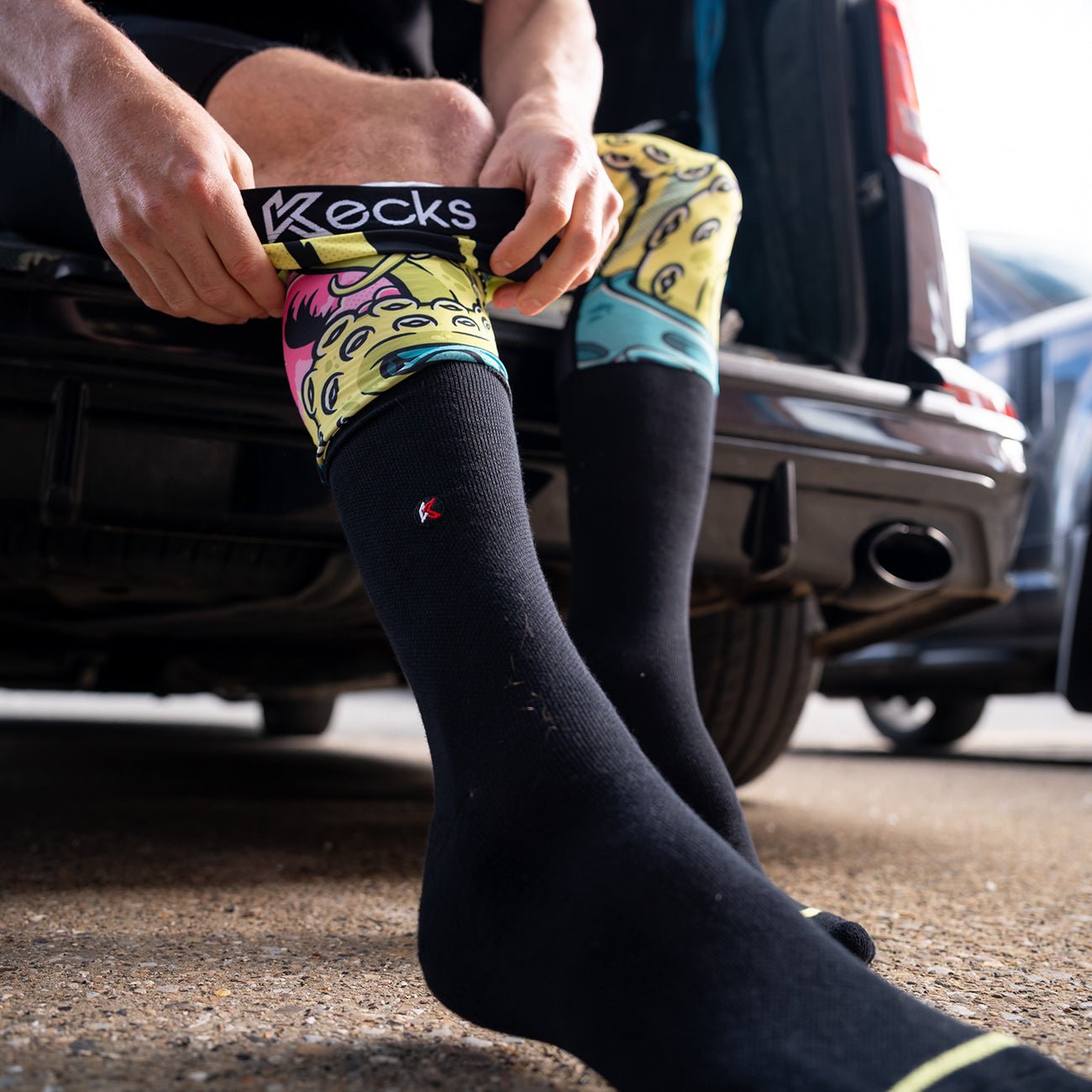Invaders Moto Sock