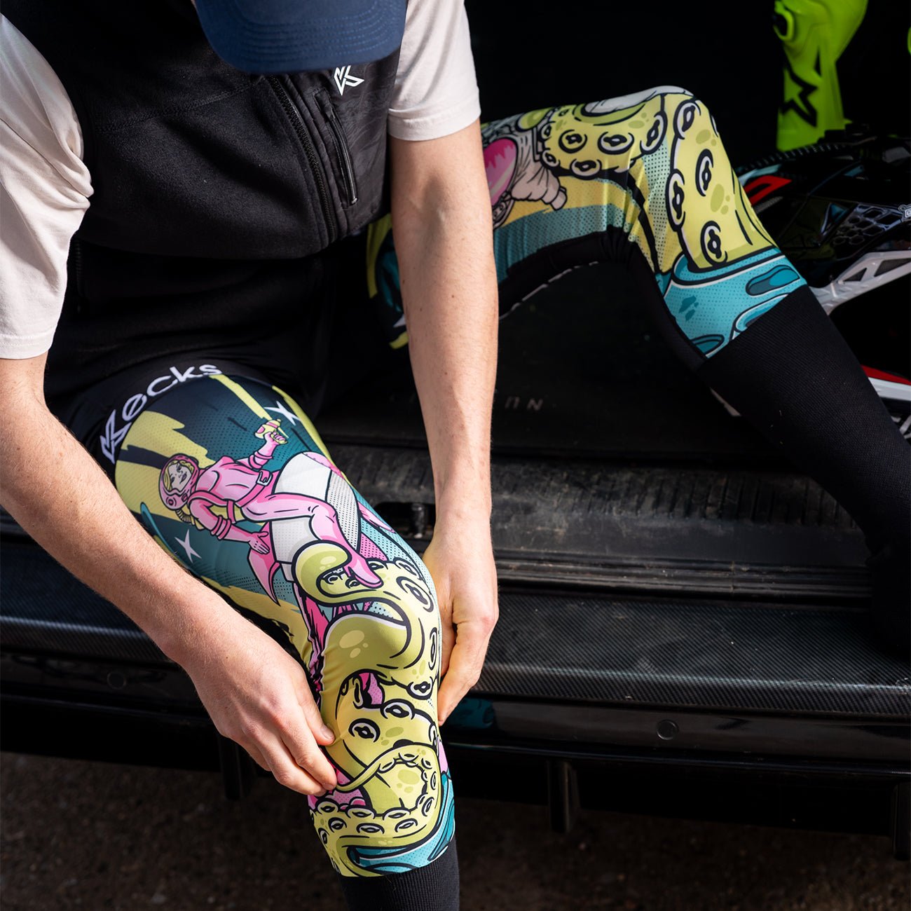 Invaders Moto Sock