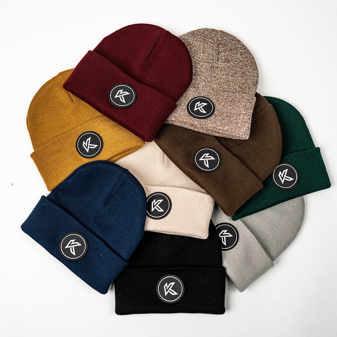 K Icon Burgundy Beanie