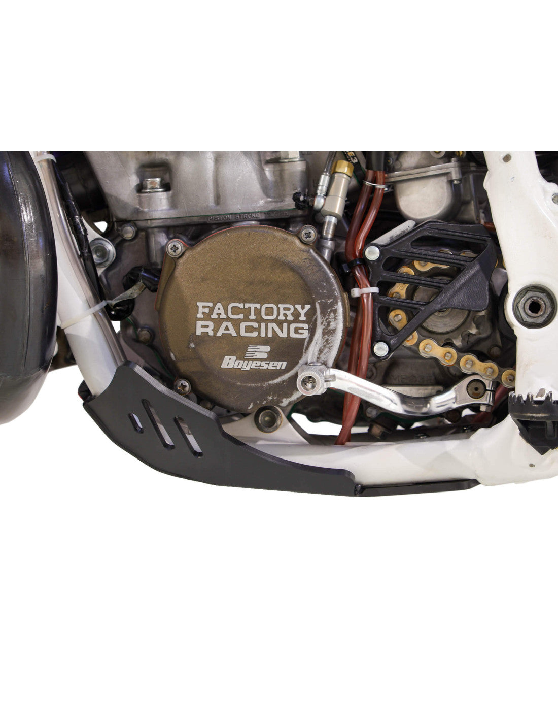 Côté gauche du sabot en plastique PEHD 6mm pour Honda CR250