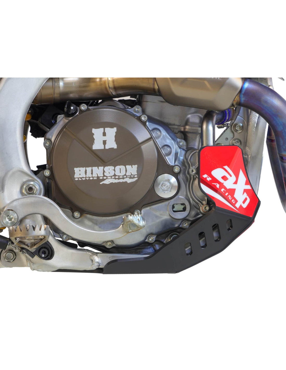 Côté droit du sabot noir en plastique PEHD 6mm pour Honda CRF450R / CRF450RX