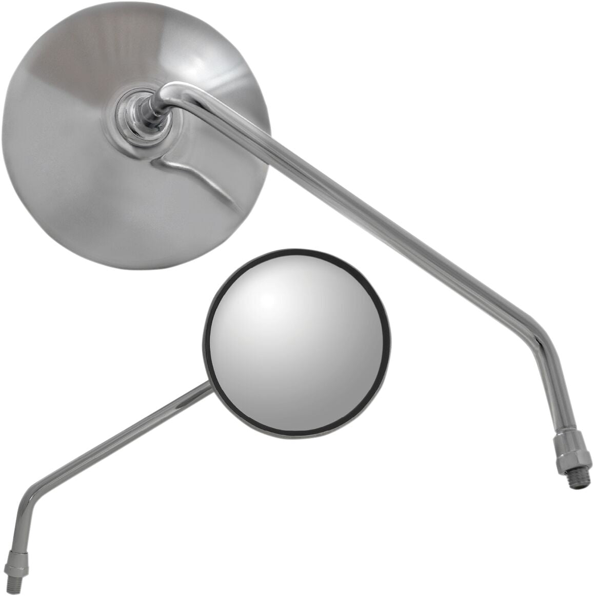 PARTS UNLIMITED MIRROR LEFT STAINLESS STEEL 17077