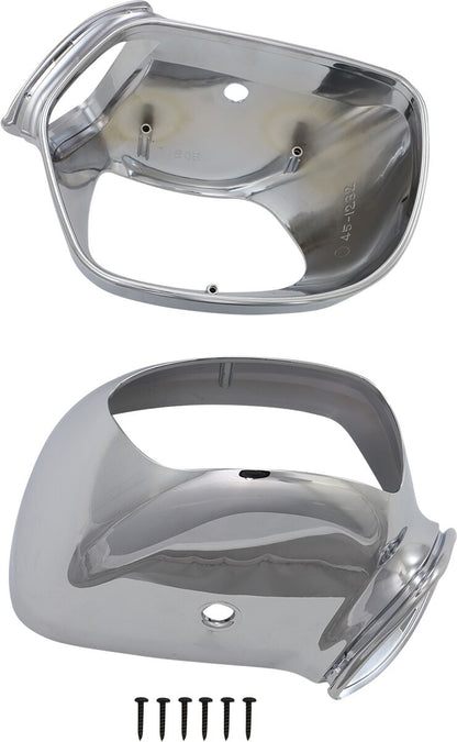PARTS UNLIMITED MIRROR HSG CHR 01-13 GL18 45-1232