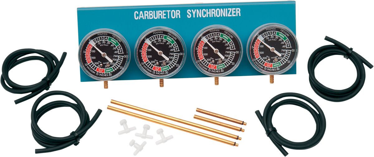PARTS UNLIMITED VACCUUM CARBURETOR SYNCHRONIZER 4-CARBURETORS SET L99-68594