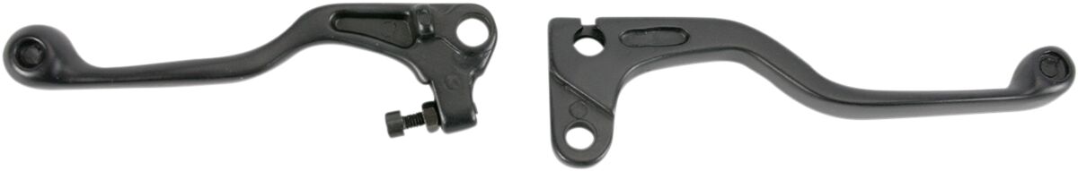 PARTS UNLIMITED SHORTY STYLE POWER LEVER SET BLACK 53175-KS6-670SH