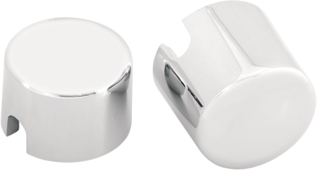 Drag Specialties REAR AXLE NUT COVER CHROME W16-0333