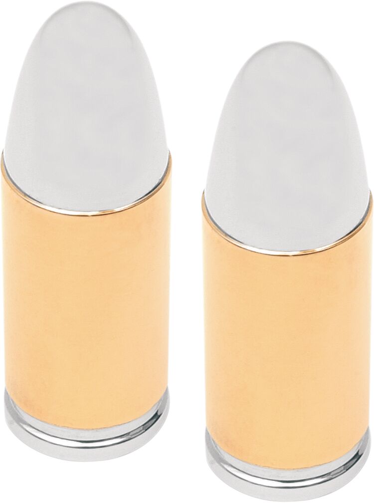 Drag Specialties .38 SPECIAL VALVE STEM CAP GOLD 282007