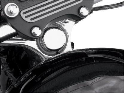 Drag Specialties STEERING STEM BOLT COVER CHROME C23-0227