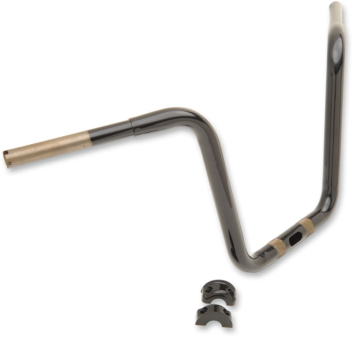 Drag Specialties HANDLEBAR 1-1/4" APE HANGER 12" TOURING GLOSS BLACK 0601-3857