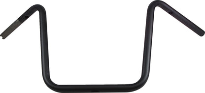 Drag Specialties HANDLEBAR 1" DRILLED 14" APE HANGER FLAT BLACK TBW 0601-4211