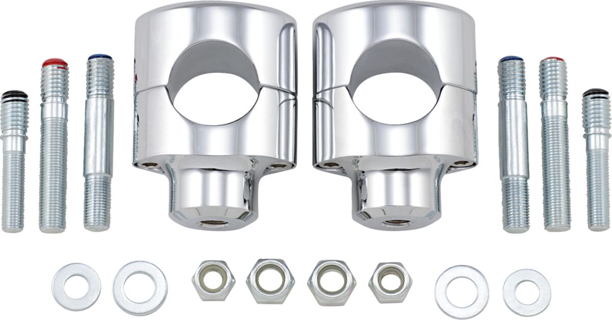 Drag Specialties RISER BIG BUFFALO 1.5" STRAIGHT CHROME FOR 1.5" 0602-0465