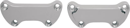 Drag Specialties HANDLEBAR TOP CLAMP SCALLOPED CHROME 03-0107SPC