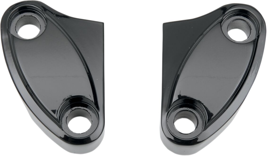 Drag Specialties HANDLEBAR TOP CLAMP 2-PIECE BLACK 57-6029AB