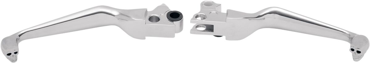 Drag Specialties SKULL LEVER SET CHROME H07-0729