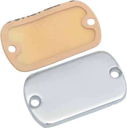 Drag Specialties BRAKE MASTER CYLINDER COVER PLAIN CHROME 28-0067A