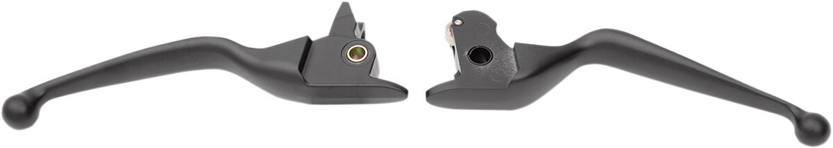Drag Specialties MATTE BLACK WIDE BLADE LEVER SET H07-0591MB
