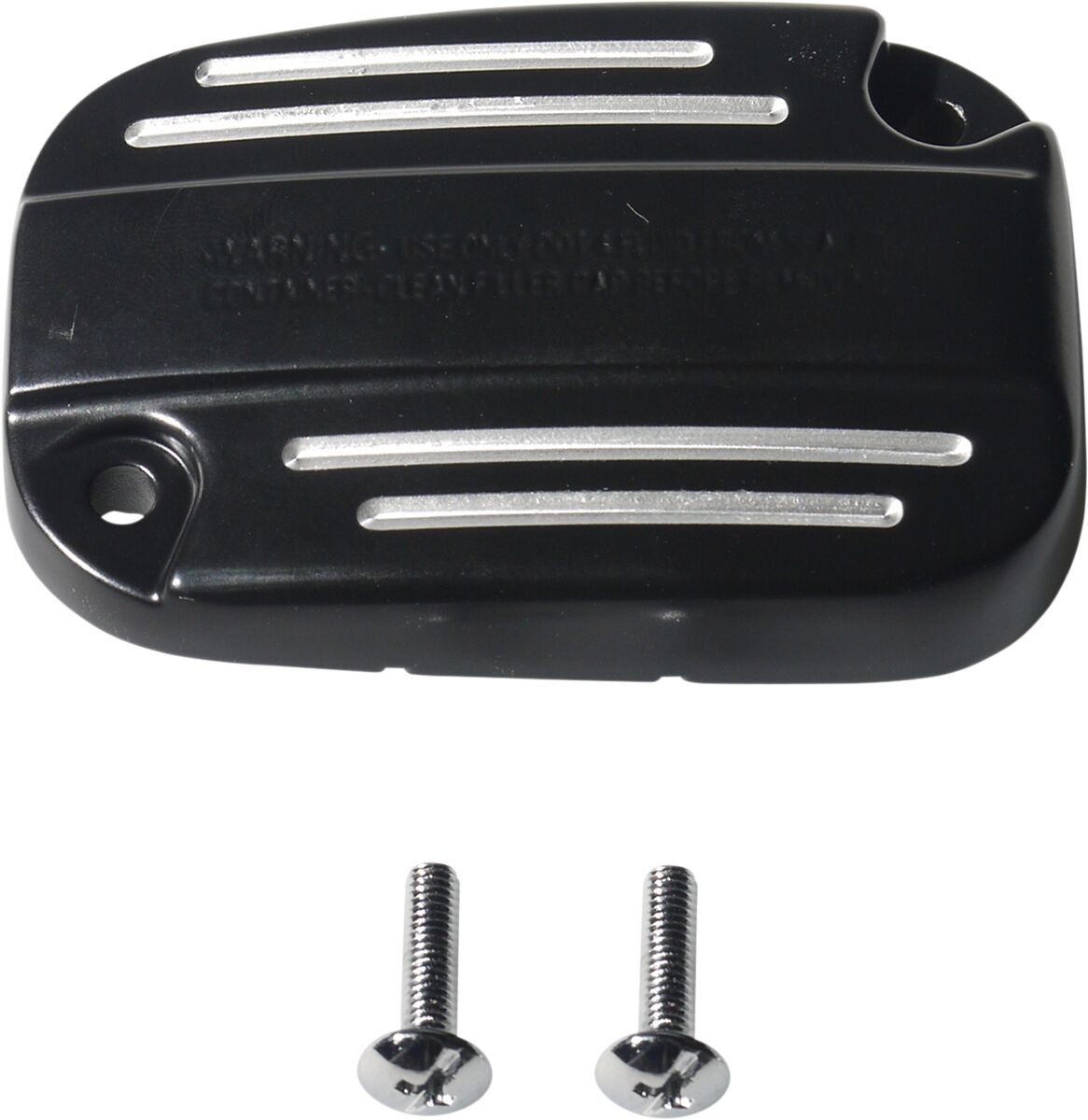Drag Specialties Black Master Cylinder Cover for '08 - '18 FL 78152