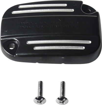 Drag Specialties Black Master Cylinder Cover for '08 - '18 FL 78152