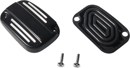 Drag Specialties Black Master Cylinder Cover for '08 - '18 FL 78152