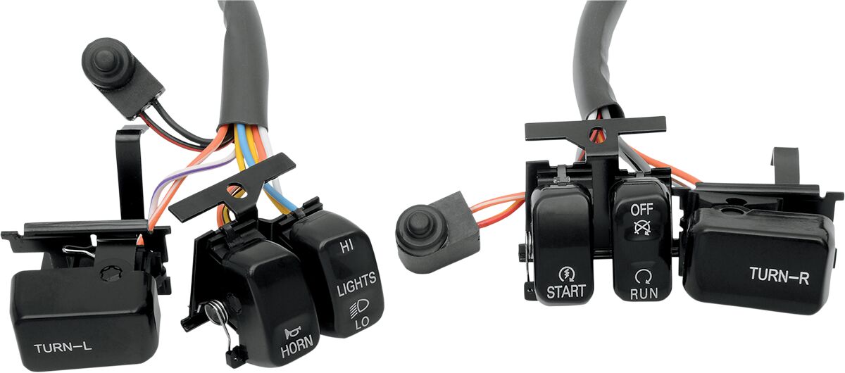 Drag Specialties SWITCH KIT BLK 96-13 BT H18-0335B