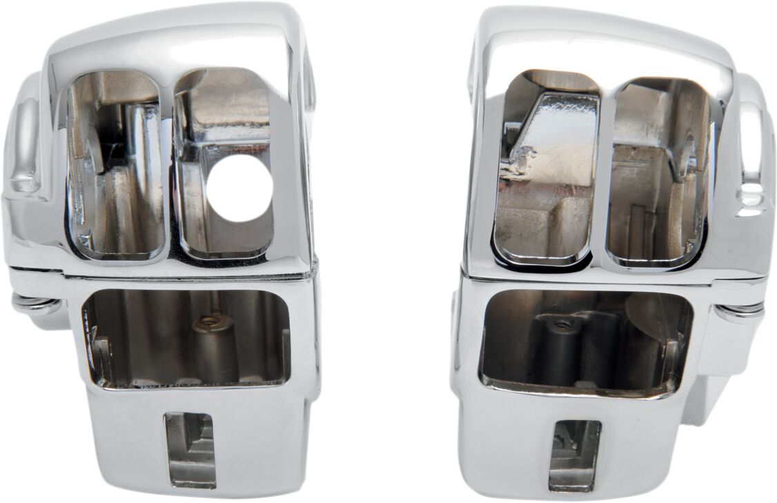 Drag Specialties SWITCH HOUSING KIT W/ RADIO CHROME H07-0782