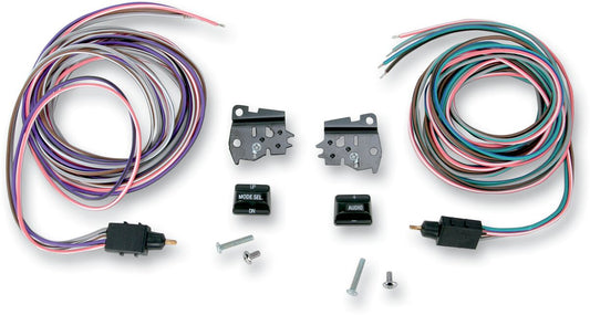 Drag Specialties SWITCH KIT RADIO BLACK H18-0336/60