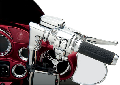 Drag Specialties SWITCH CAP KIT W/ AUDIO/CRUISE-CONTROL CHROME H18-033700-C