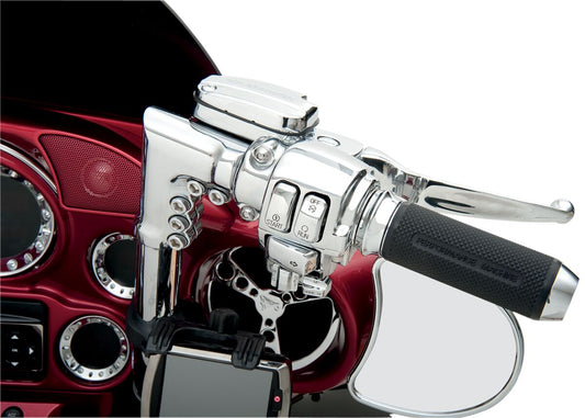 Drag Specialties SWITCH CAP KIT W/ AUDIO/CRUISE-CONTROL CHROME H18-033700-C
