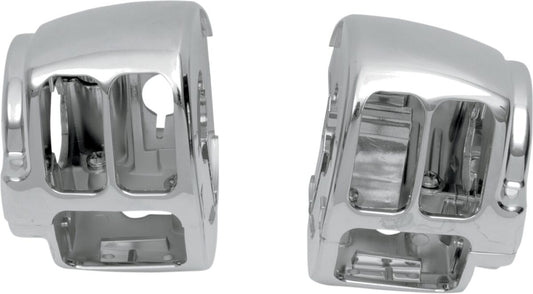 Drag Specialties SWITCH HOUSING LEFT/BOTTOM CHROME H07-0771A-LB