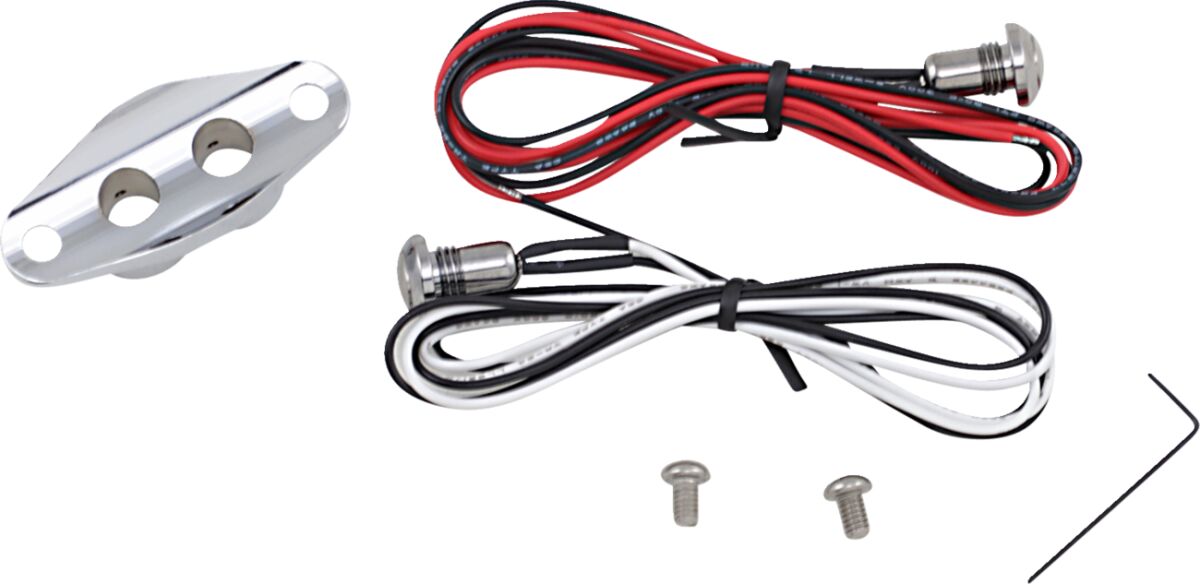 Drag Specialties DUET HANDLEBAR SWITCH KIT CHROME 370494