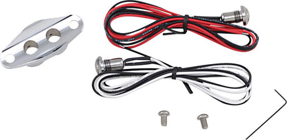 Drag Specialties DUET HANDLEBAR SWITCH KIT CHROME 370494
