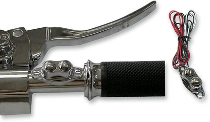 Drag Specialties DUET HANDLEBAR SWITCH KIT CHROME 370494