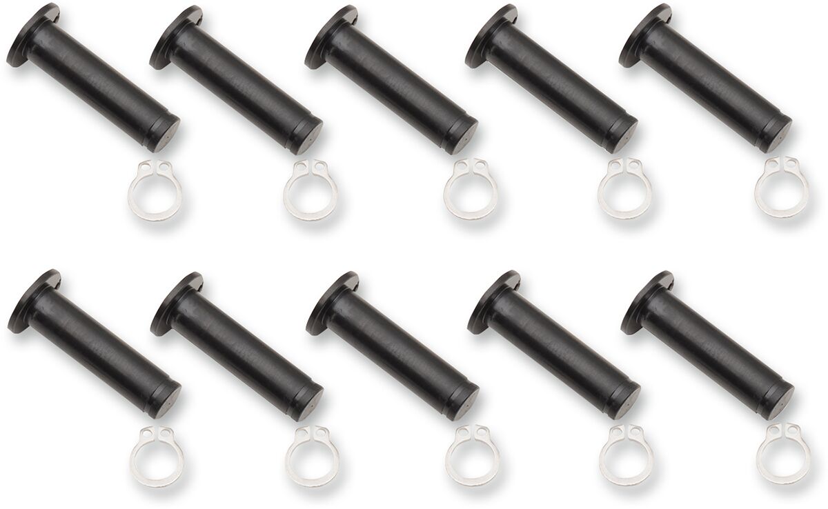 Drag Specialties BRAKE SIDE PIVOT PIN/CLIP KITS BLACK 74114B