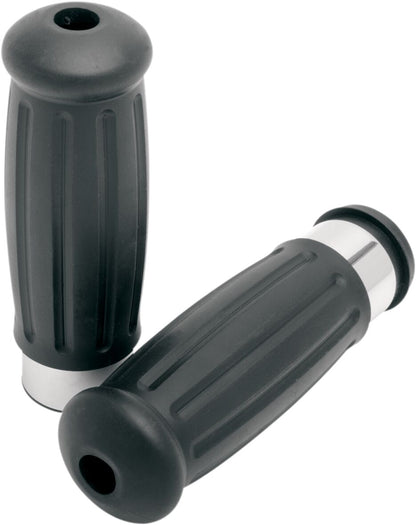 Drag Specialties GRIPS VINTAGE TOURING CHROME/RUBBER 17-0559T