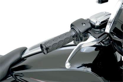 Drag Specialties GRIPS HOTOP BLACK/RUBBER 0630-0774