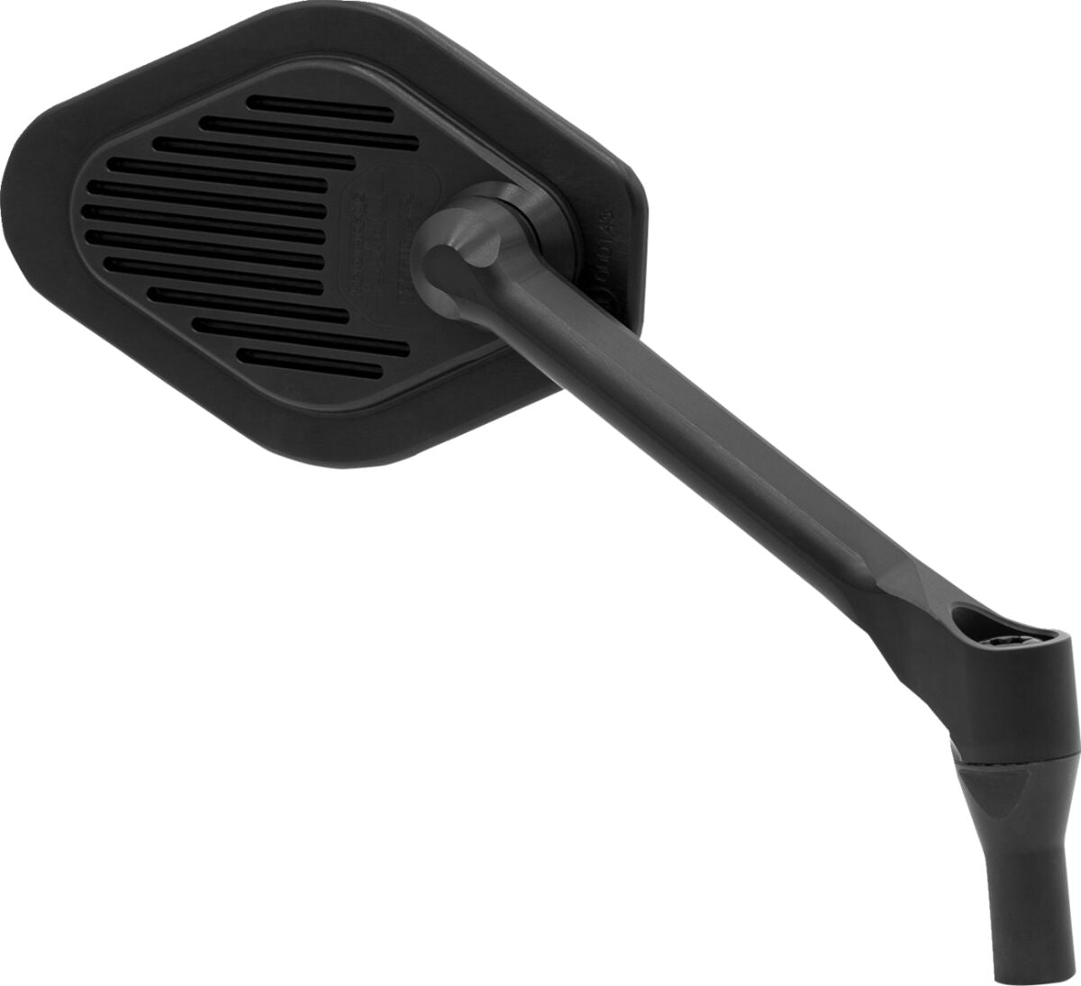 Drag Specialties Adjustable Mirror Short Stem (12 cm) Black Edition M03-10-R-BD