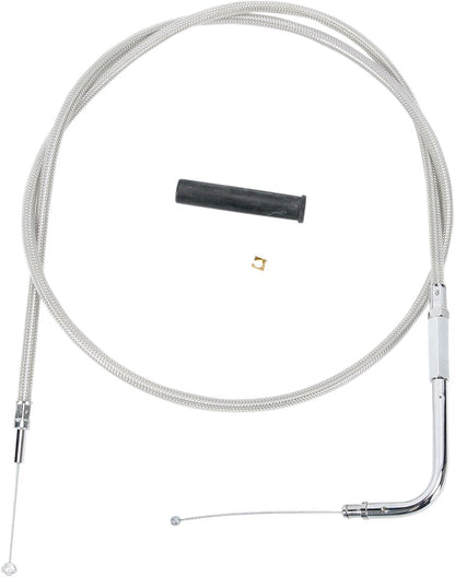 Drag Specialties THROTTLE CABLE STAINLESS STEEL 35" 5332504B